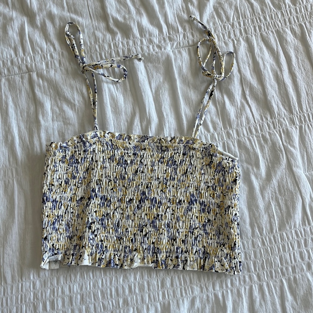 Wild fable cropped shirt